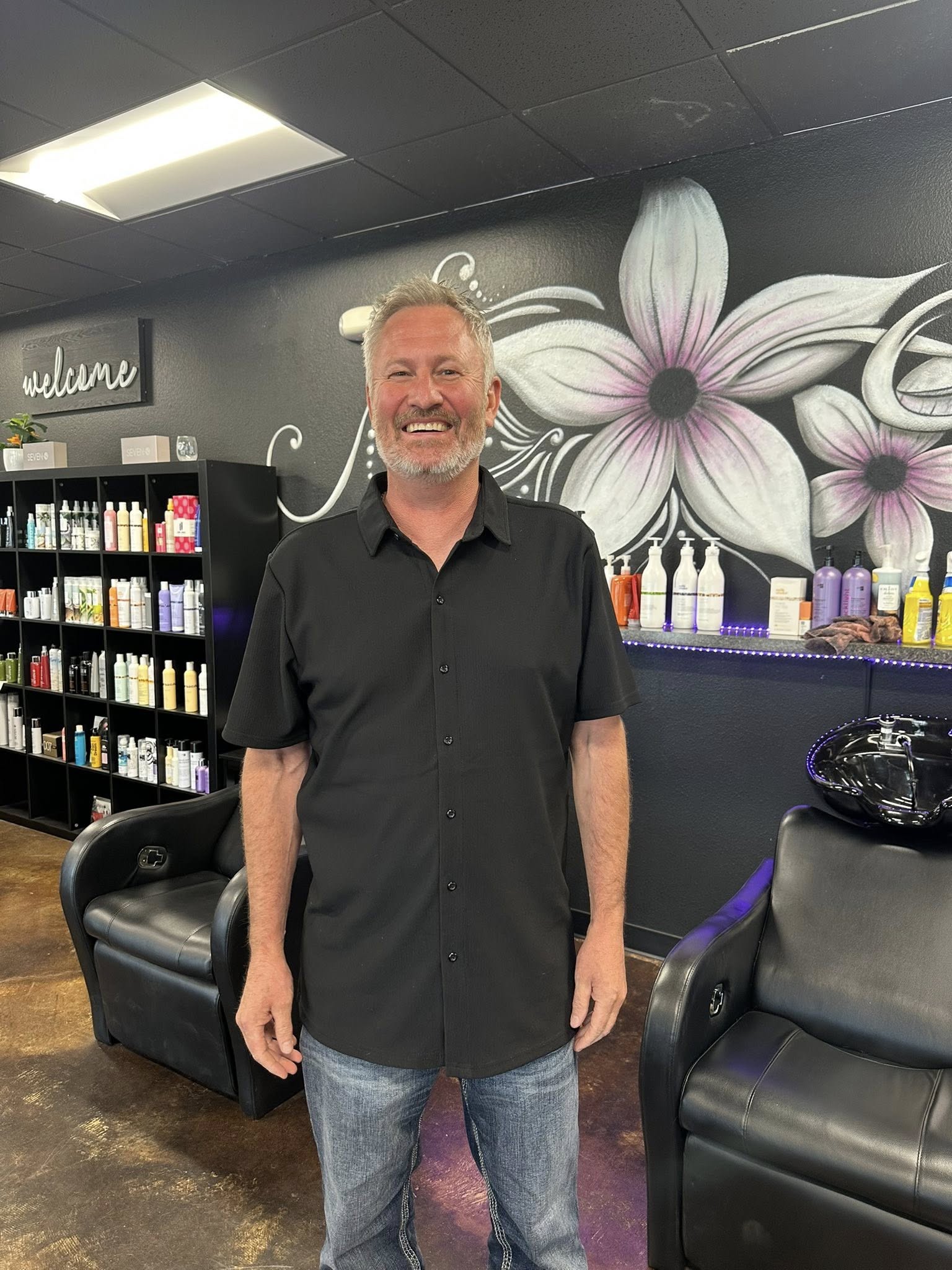 Chris Bossard in his shop